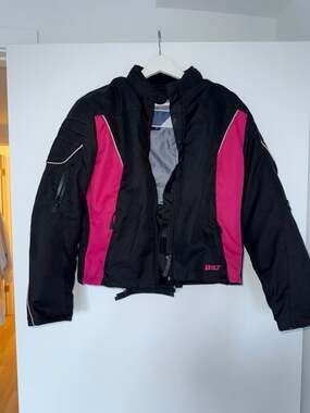 BILT Brea Women's Motorcycle Jacket Black Pink Size M
